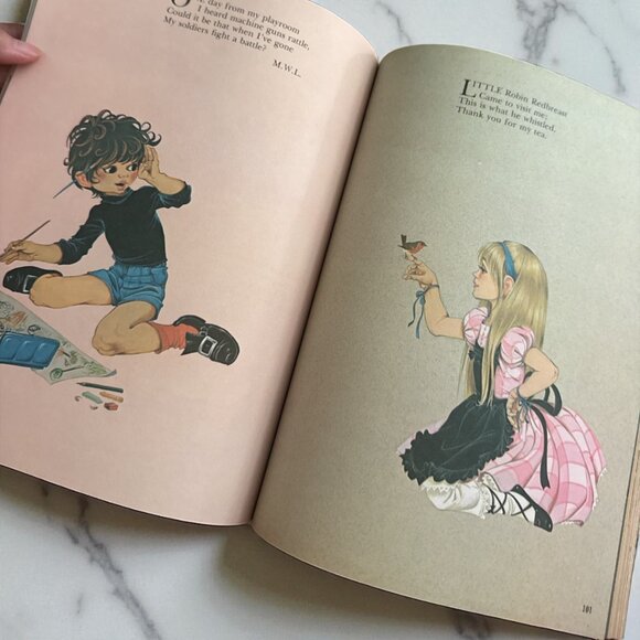 Vintage 1978 Dean & Son Ltd ABC Book of Children's Rhymes and Verse - Picture 5 of 10